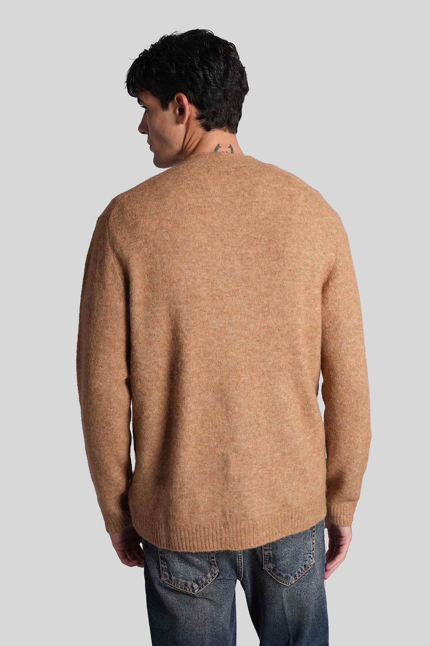 Cardigan in Camel wool Abbigliamento