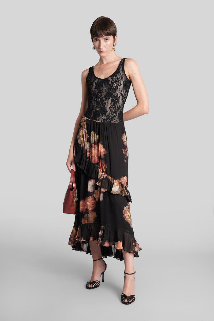Skirt in black viscose Abbigliamento