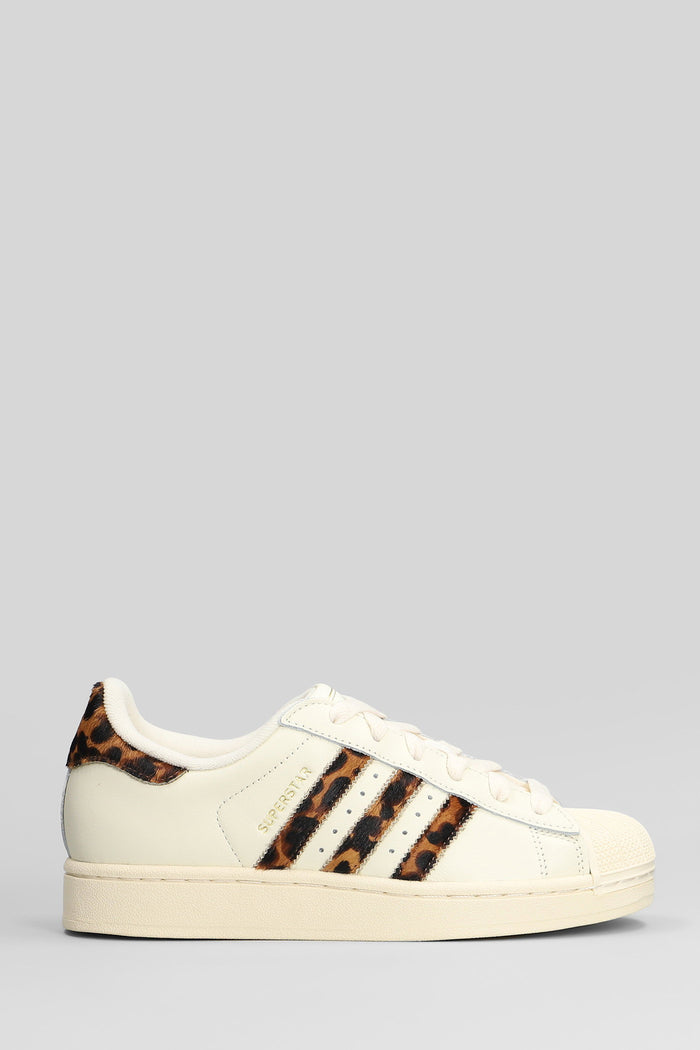 Superstar II Sneakers in white leather Scarpe