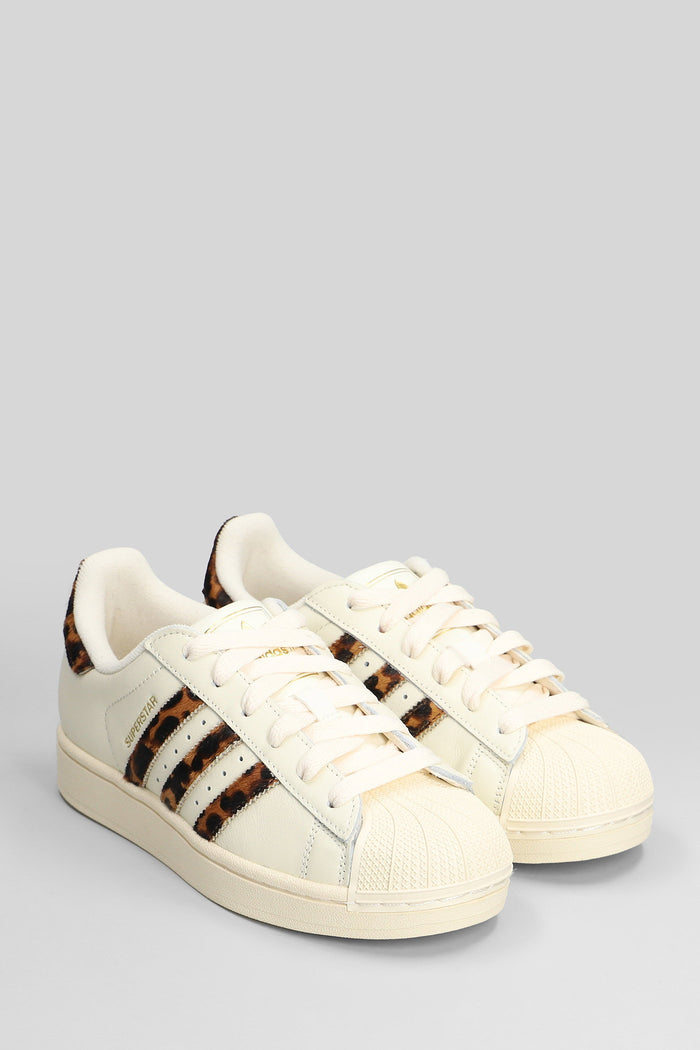 Superstar II Sneakers in white leather Scarpe