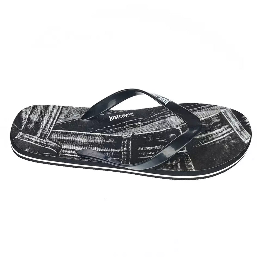 Just Cavalli EVA sandals in black
