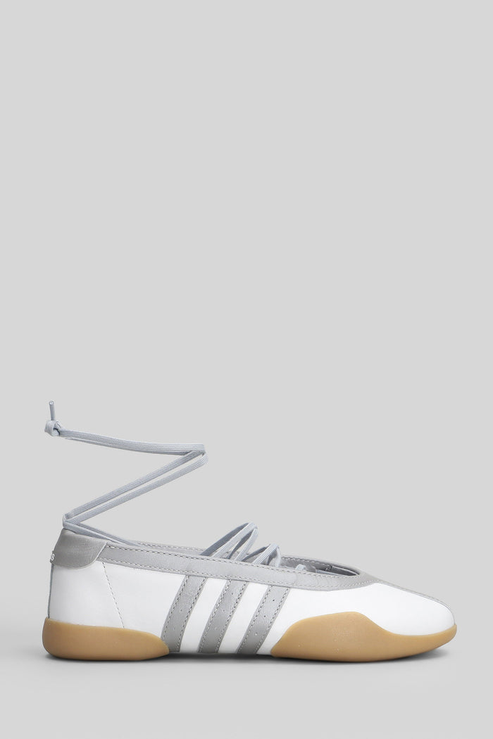 Taekwondo Mei Balle Sneakers in white leather Scarpe