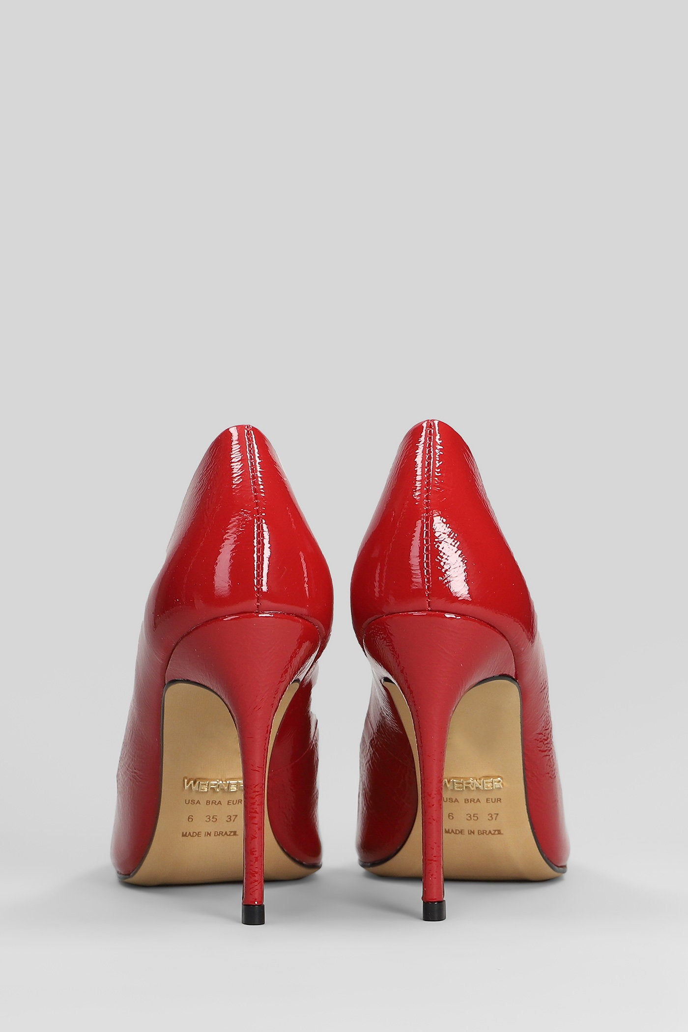 Pumps in red patent leather Scarpe