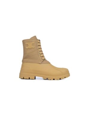 Celine Nubuck leather boot in beige