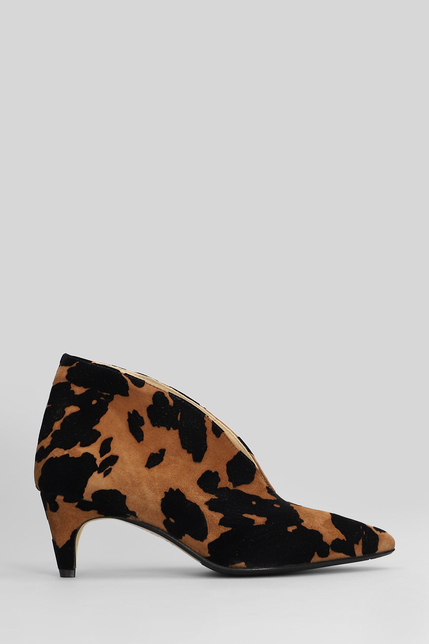 High heels Ankle boots in Animalier suede Scarpe