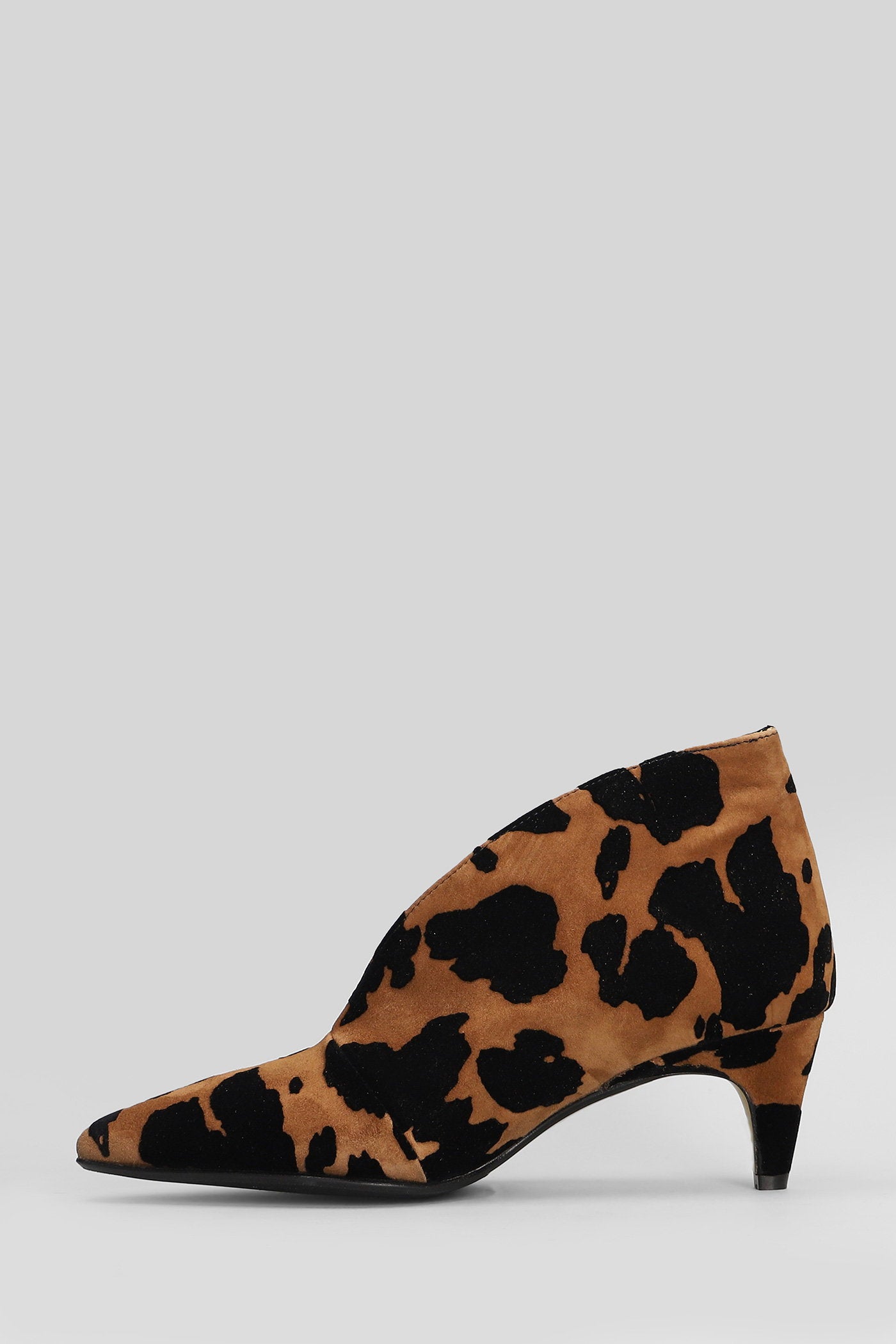 High heels Ankle boots in Animalier suede Scarpe