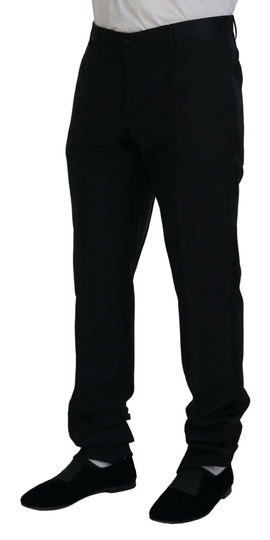 Dolce & Gabbana 90% Wool trousers in black