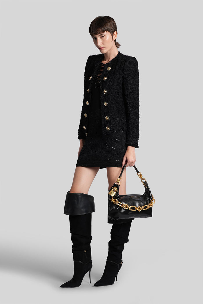 Skirt in black viscose Abbigliamento