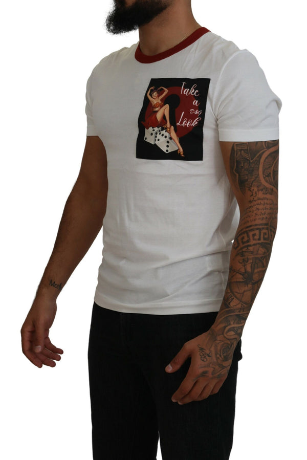 Dolce & Gabbana 100% Cotton t-shirt in white