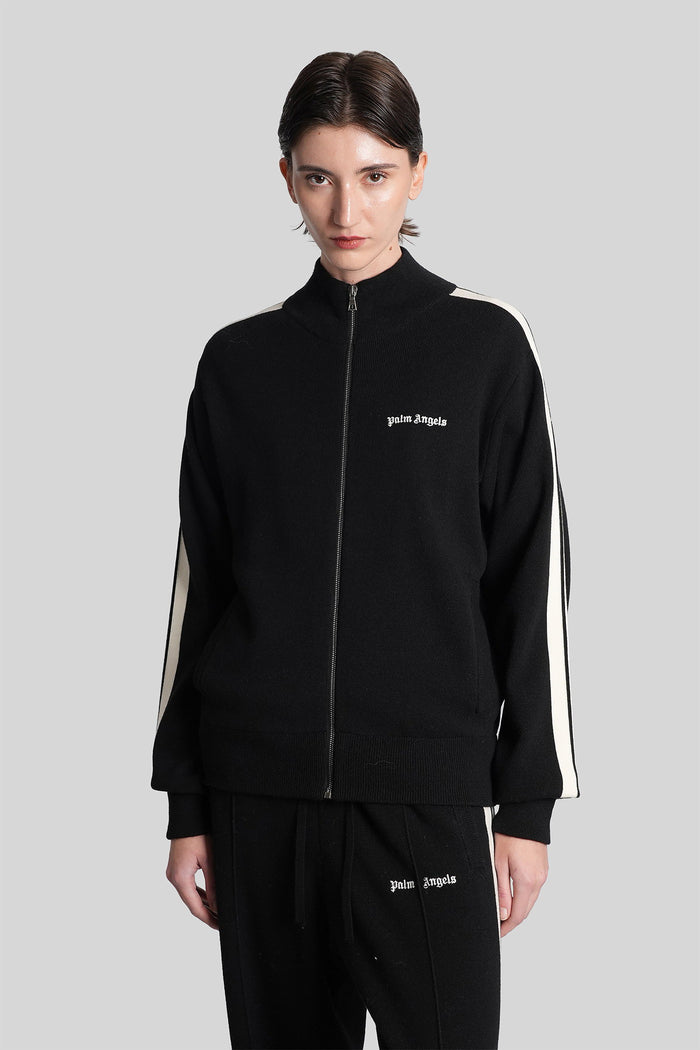 Sweatshirt in black wool Abbigliamento