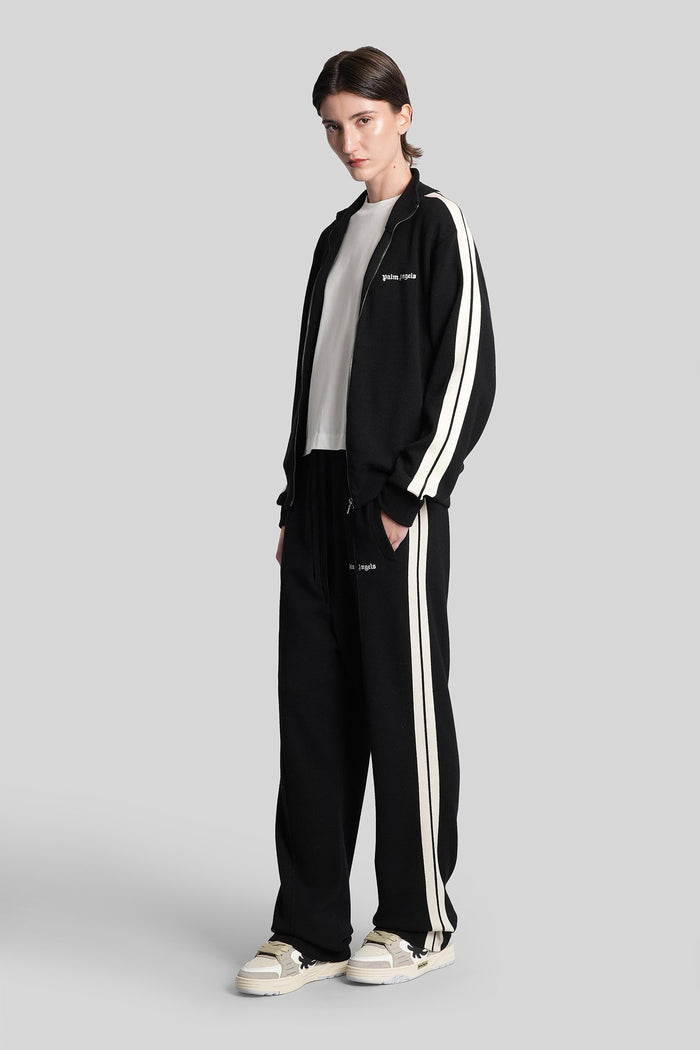 Sweatshirt in black wool Abbigliamento