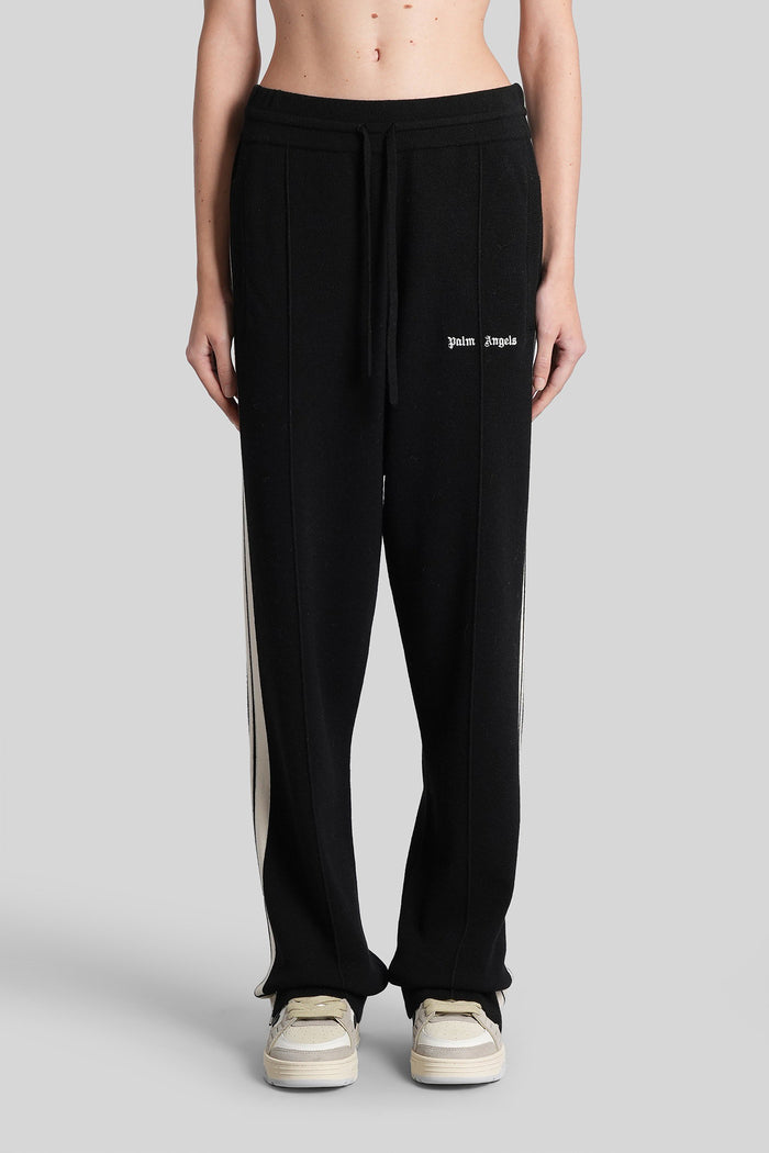 Pants in black wool Abbigliamento