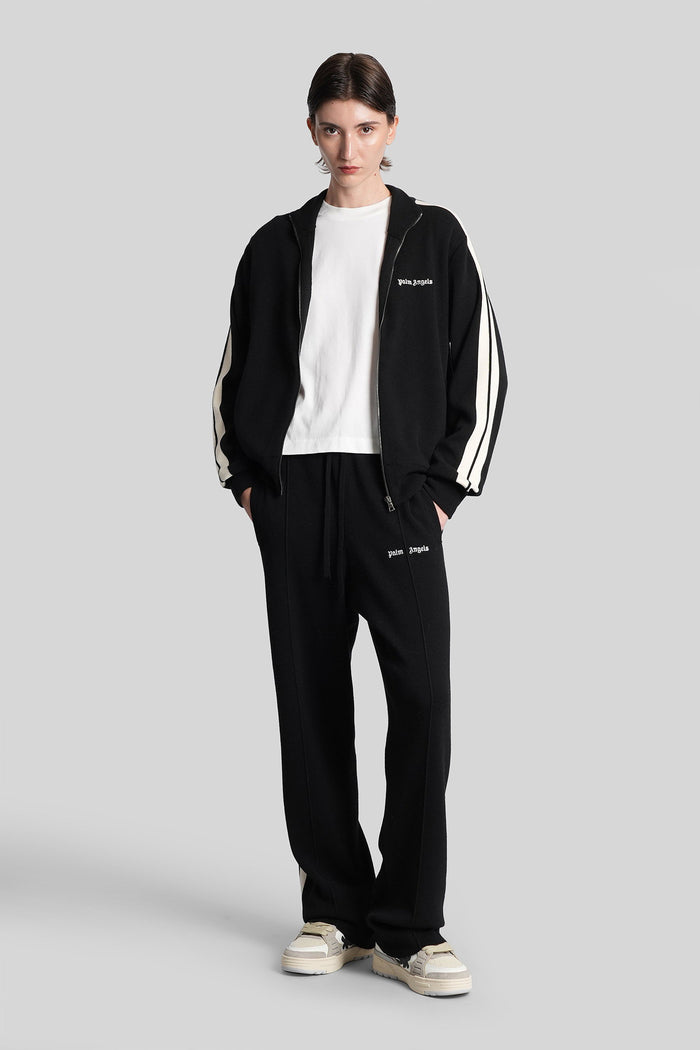 Pants in black wool Abbigliamento