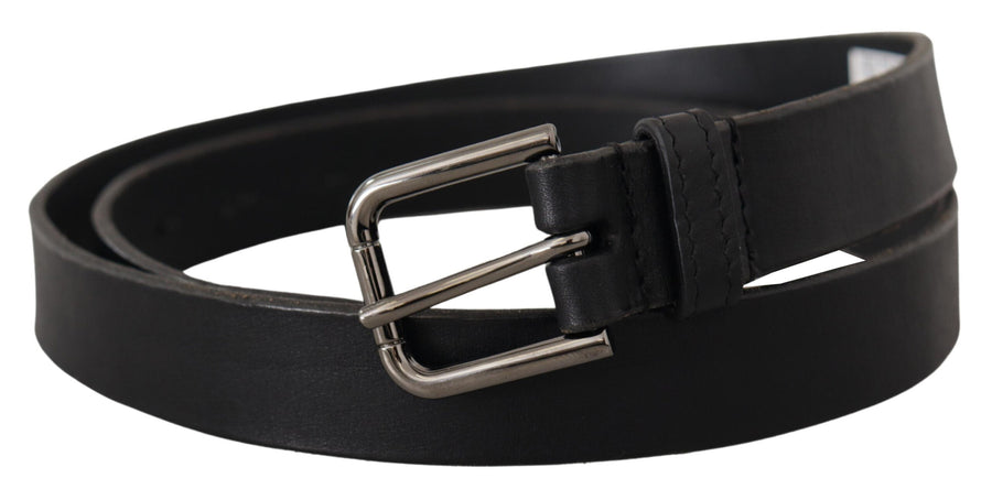 Dolce & Gabbana Leather belt in black