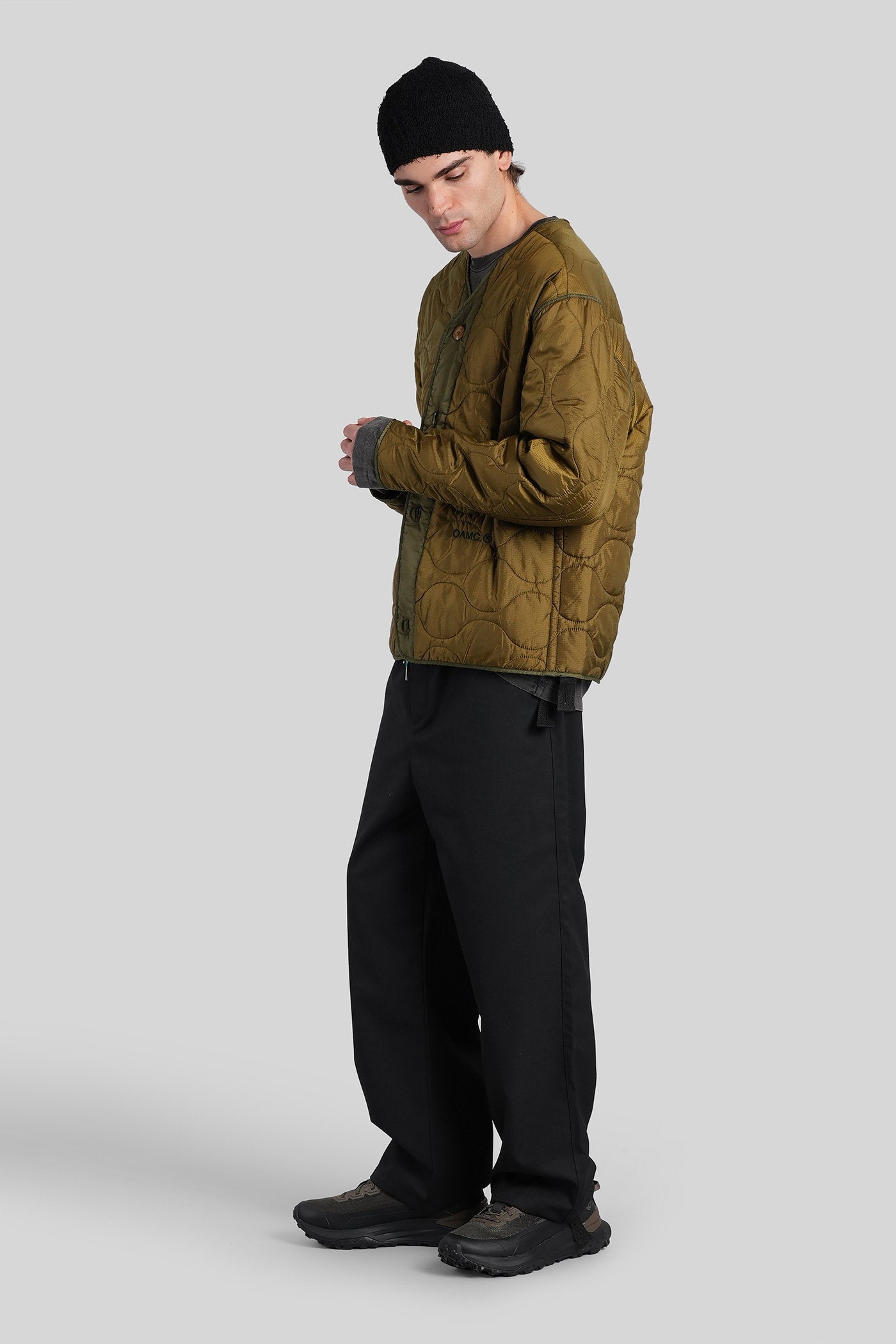 Pants in black wool Abbigliamento