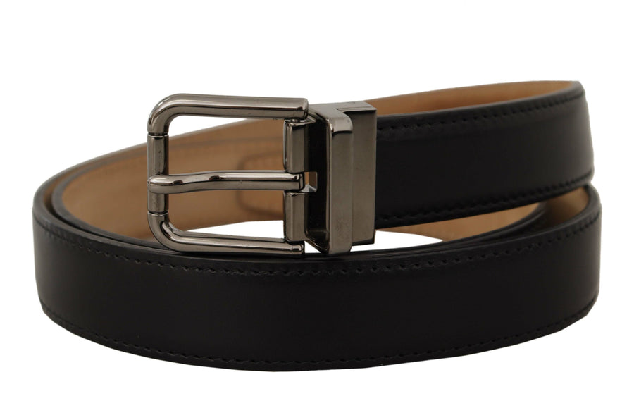 Dolce & Gabbana Leather belt in black