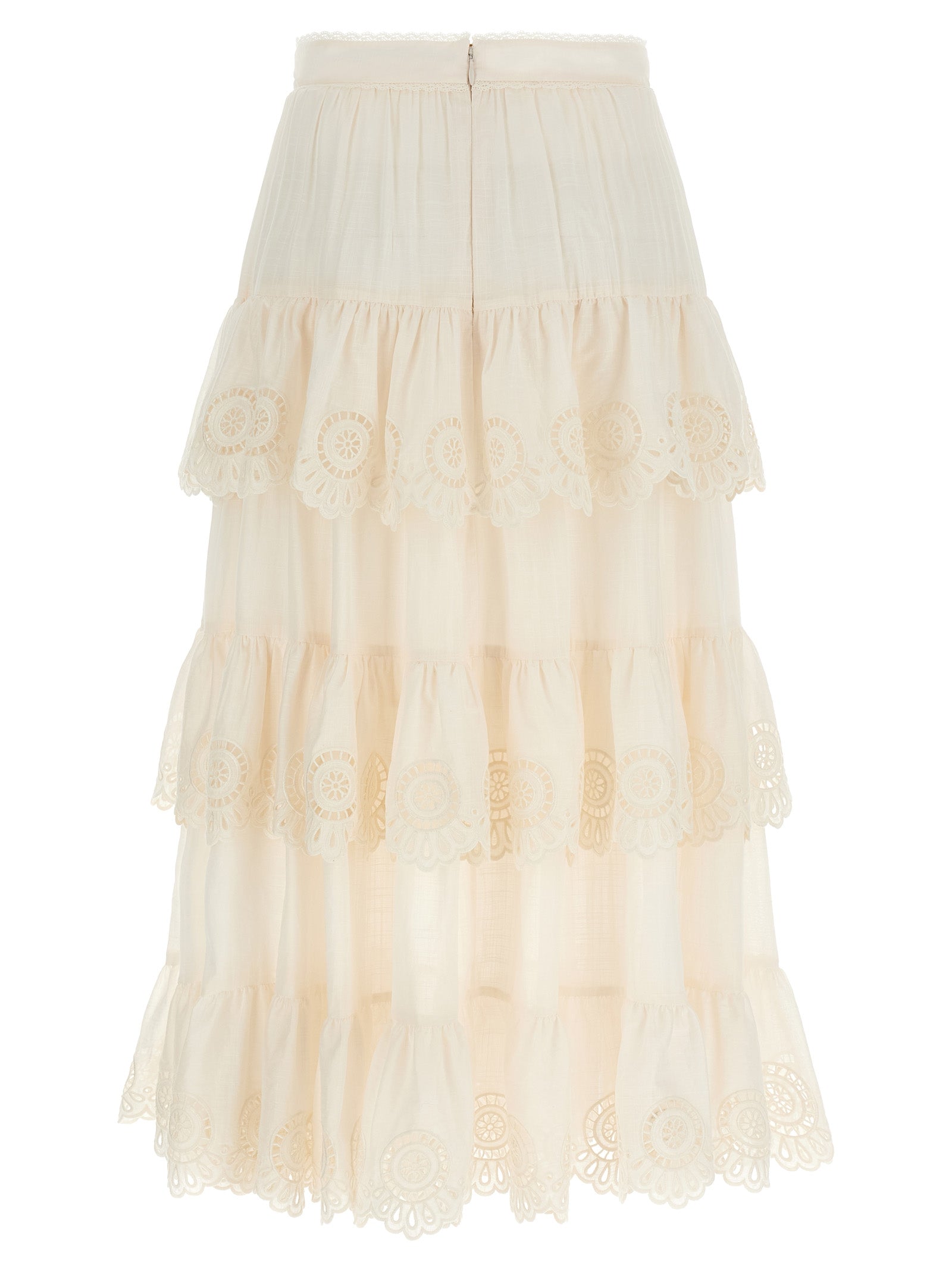 Lucky skirt White Cotton