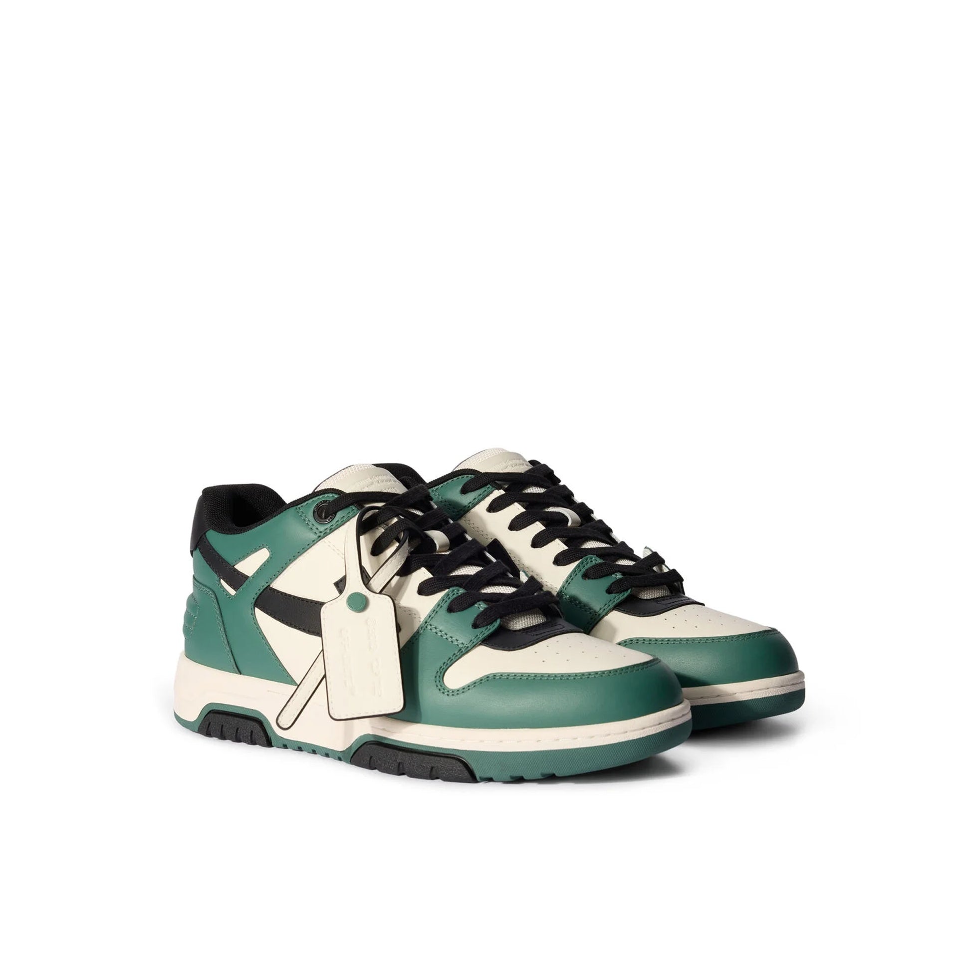 Out Of Office Sneakers Green Leather