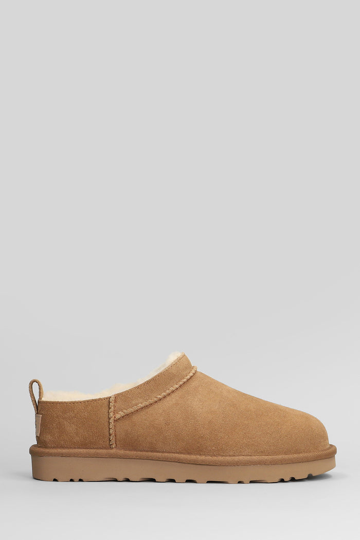 Classic Micro Slipper-Mule in leather color suede Scarpe