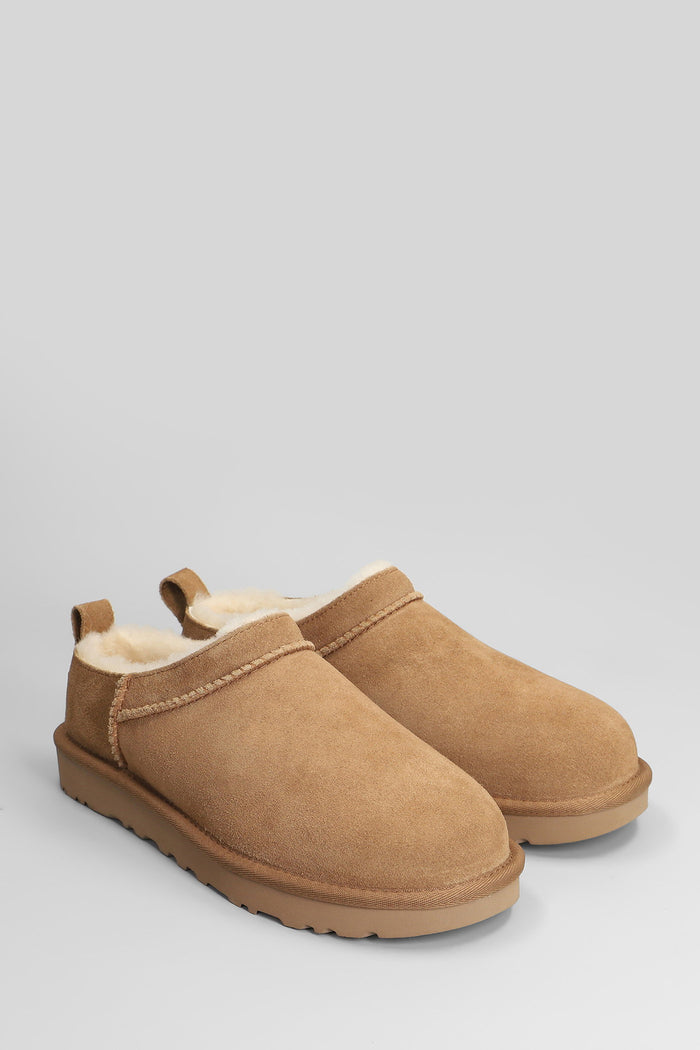 Classic Micro Slipper-Mule in leather color suede Scarpe