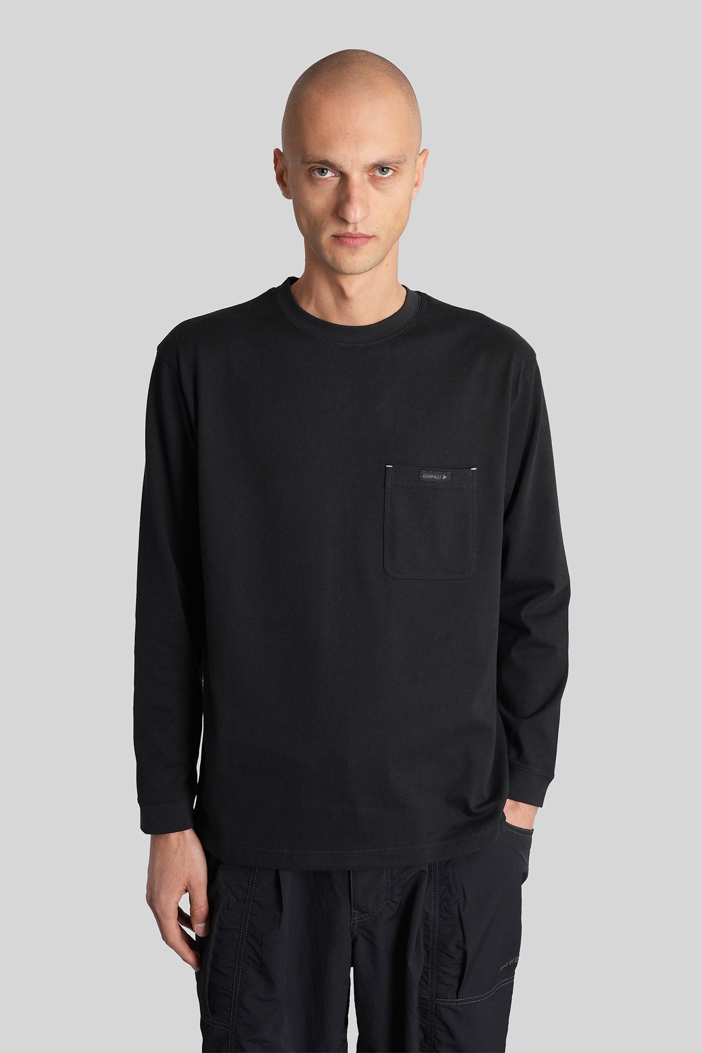 T-Shirt in black cotton Abbigliamento
