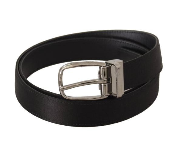 Dolce & Gabbana Silk belt in black