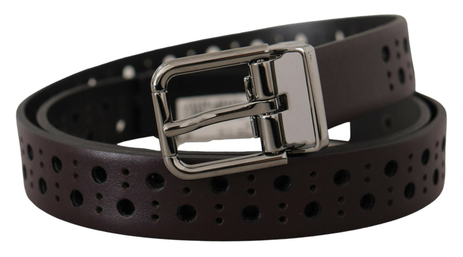 Dolce & Gabbana Leather belt in purple