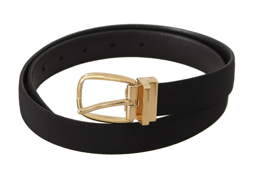 Dolce & Gabbana Canvas belt in black