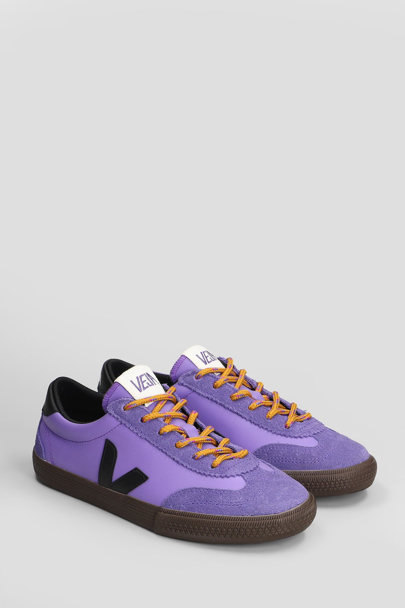 Volley O.T Sneakers in Viola leather Scarpe