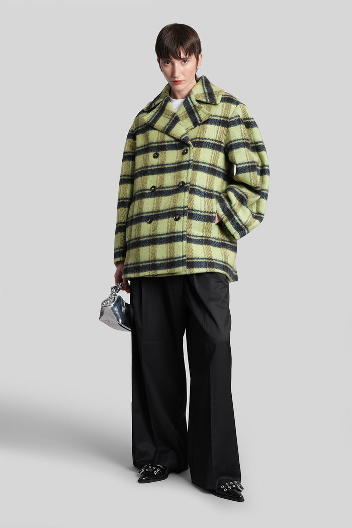 in green wool Abbigliamento
