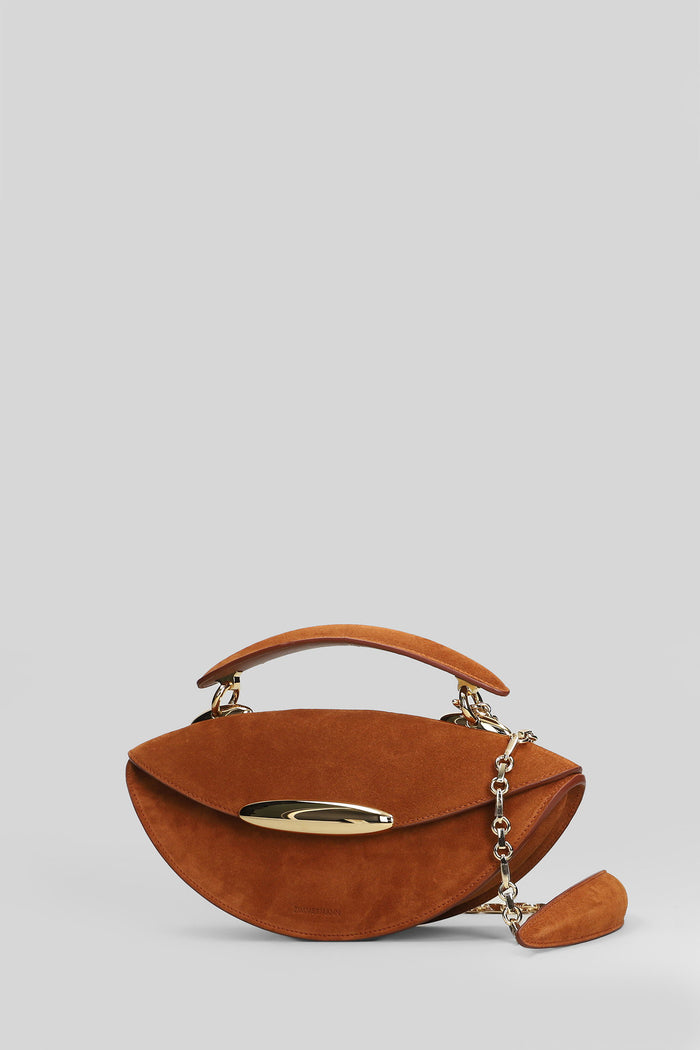 Shoulder Bag In Brown Leather Borse