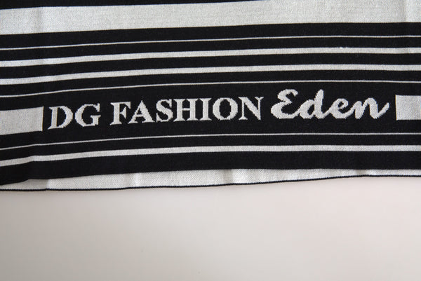 White Cotton Dg Fashion Crew Neck Tee T-Shirt