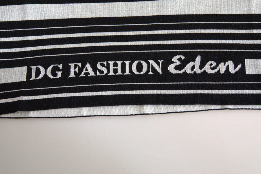 White Cotton Dg Fashion Crew Neck Tee T-Shirt