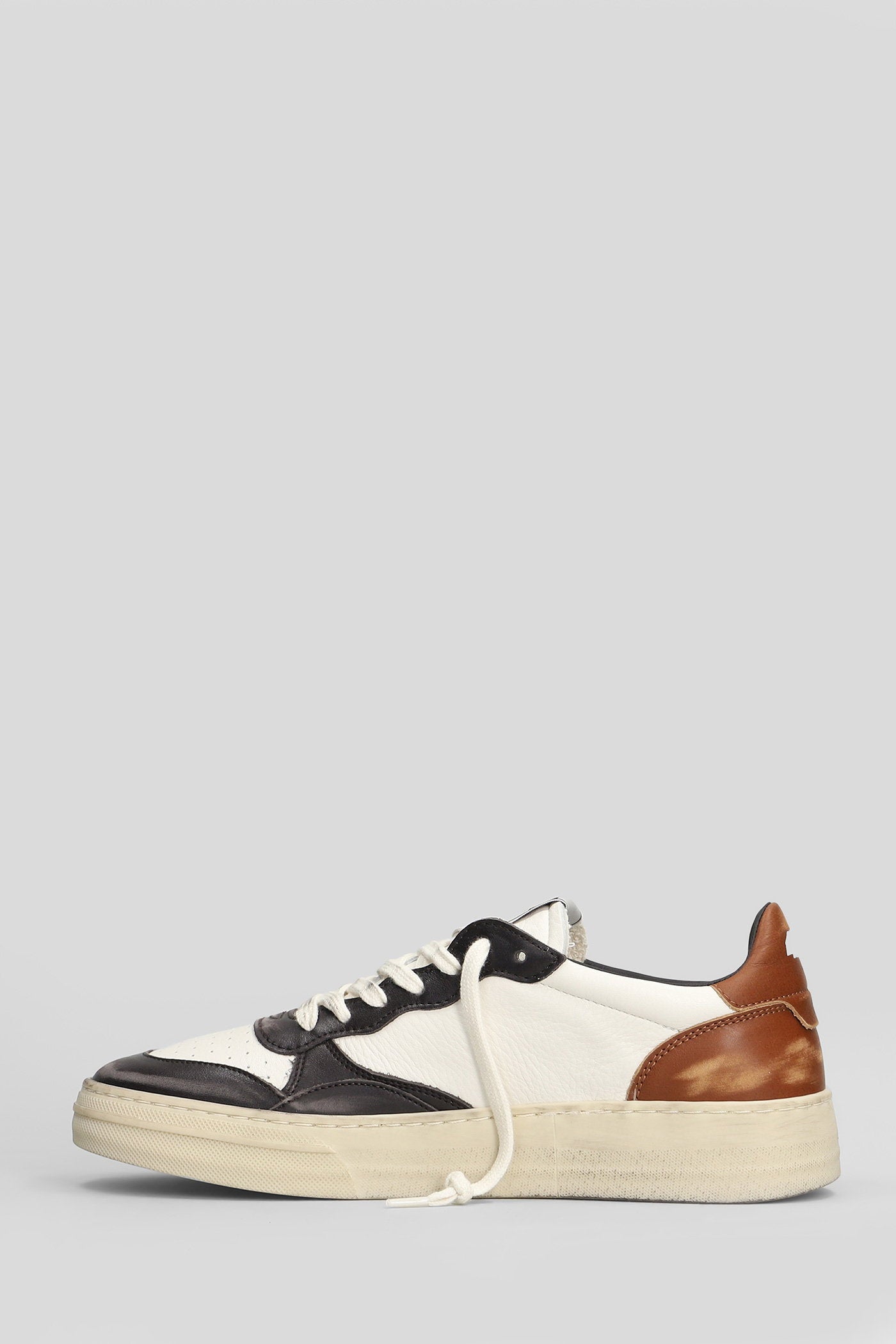 Hyper Sneakers in brown leather Scarpe