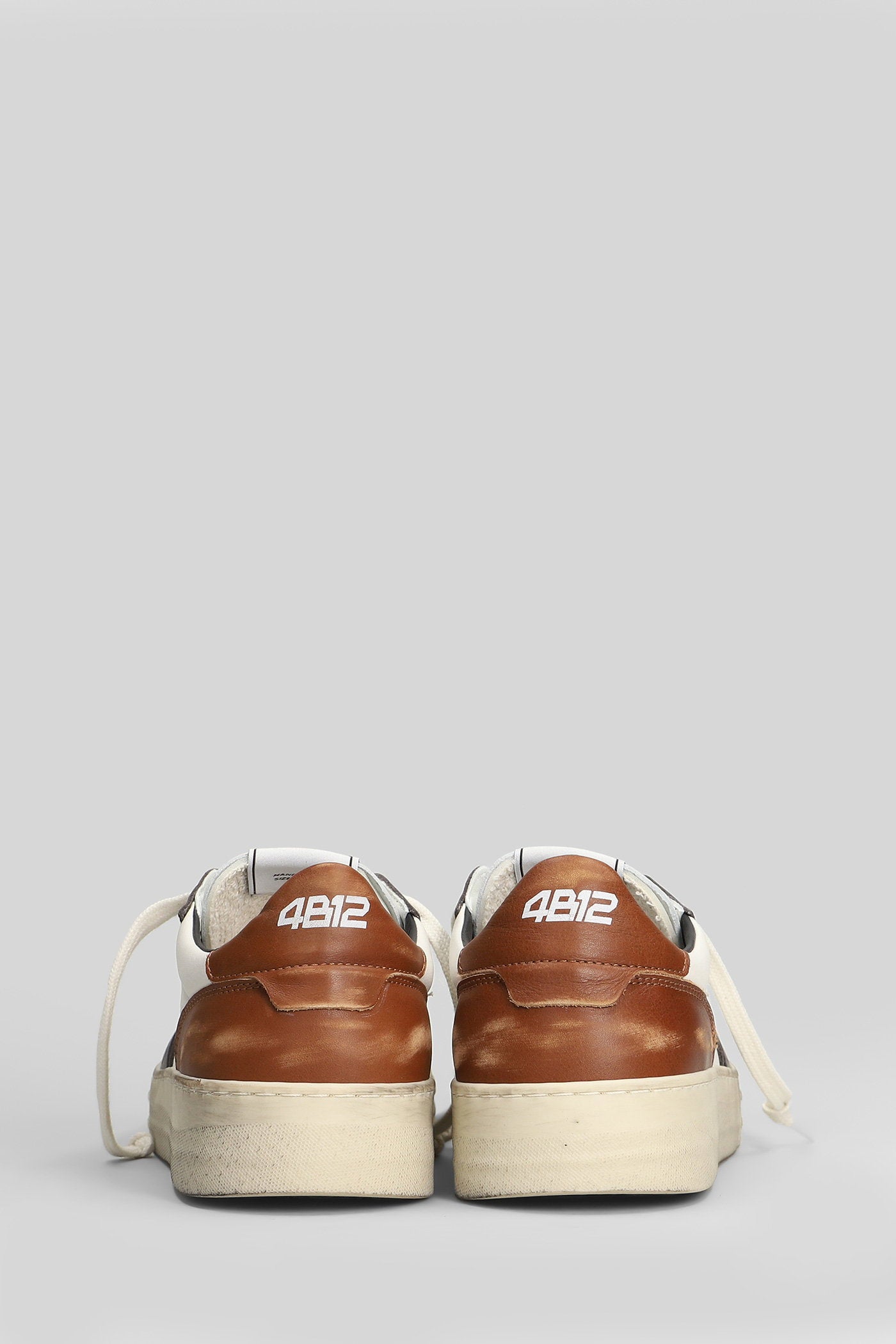 Hyper Sneakers in brown leather Scarpe