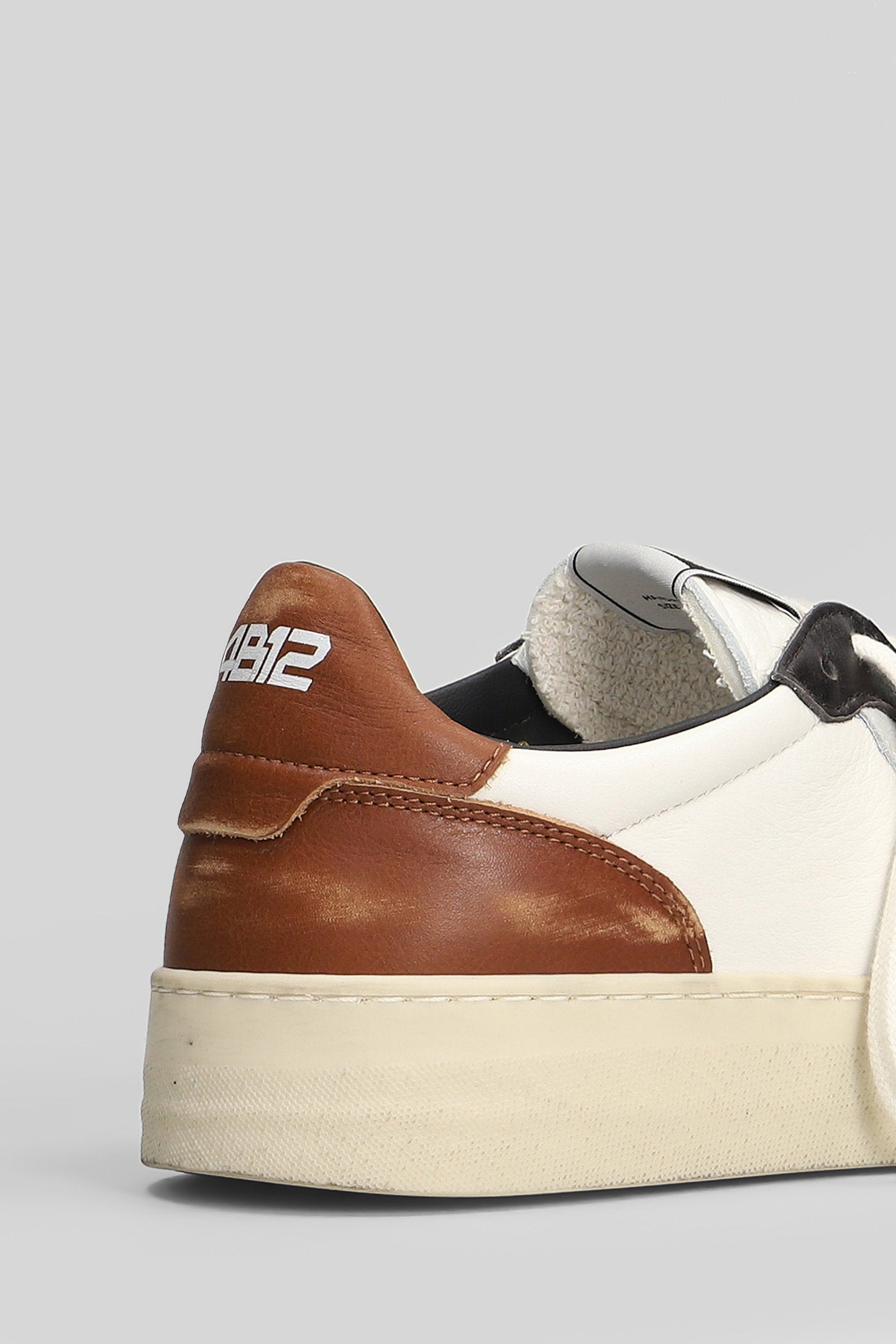 Hyper Sneakers in brown leather Scarpe