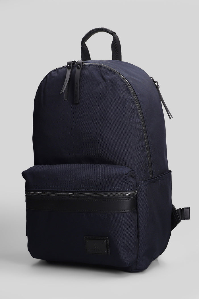 Blade Backpack in blue nylon Borse