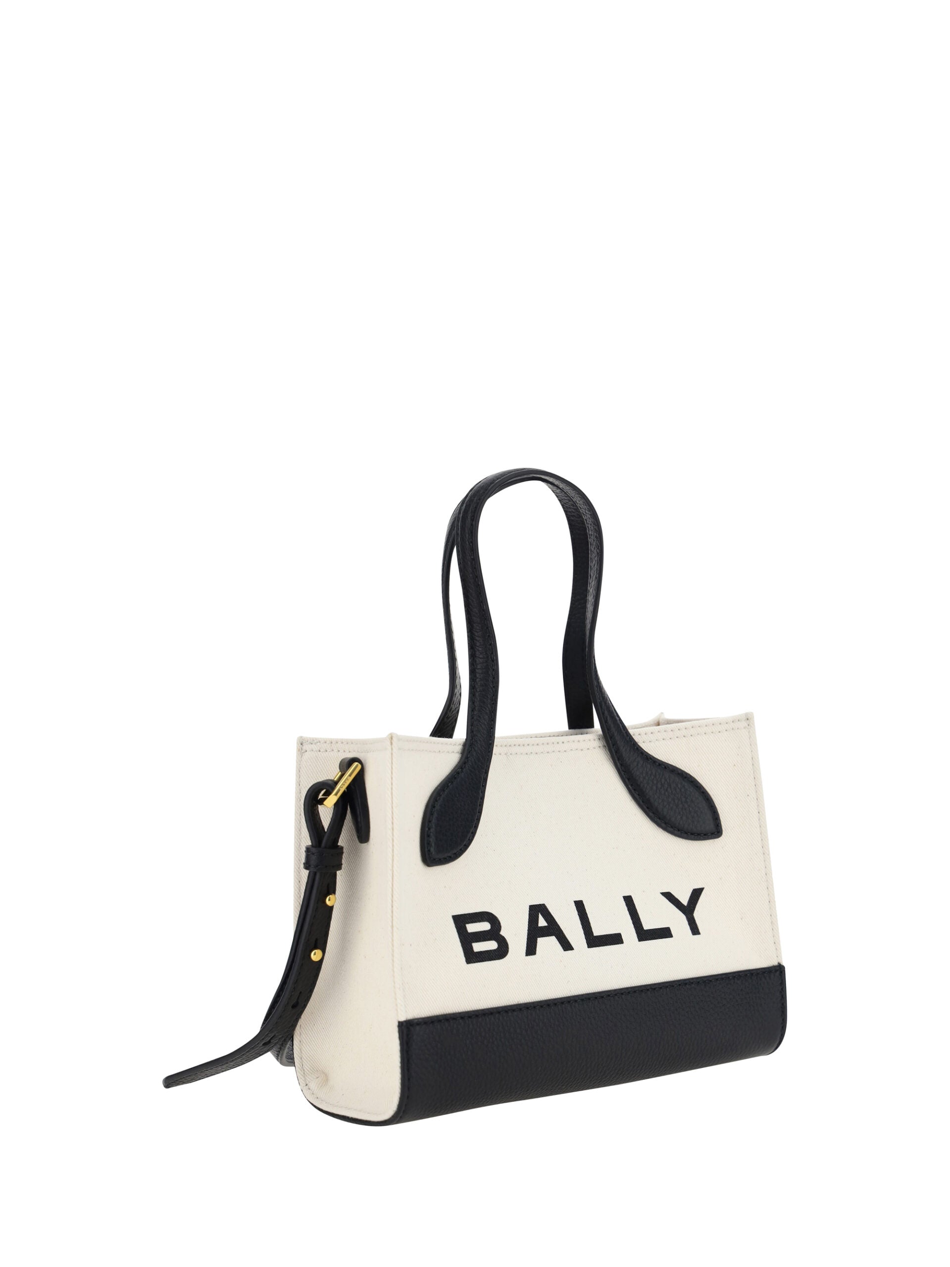 White And Black Leather Mini Handbag Bag