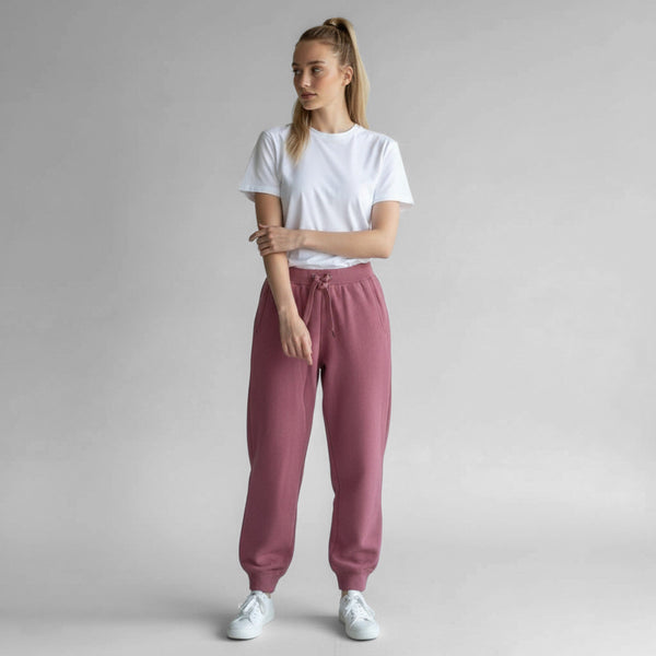 Brunello Cucinelli Womens Berry Cashmere Jogger Trousers Purple