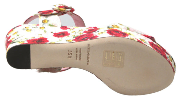 Dolce & Gabbana 40% Cotton sandal in multicolor