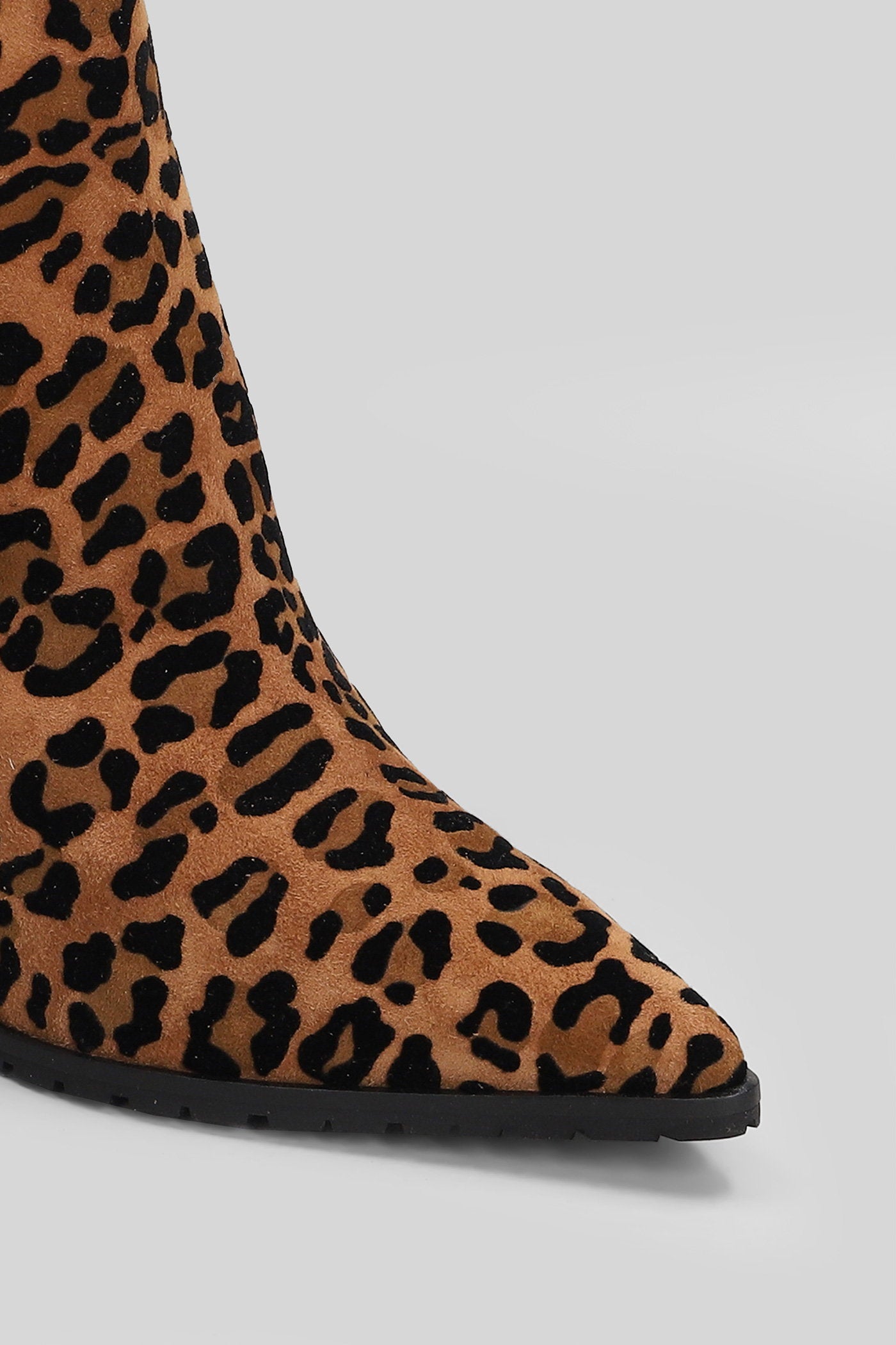 High heels Ankle boots in Animalier suede Scarpe