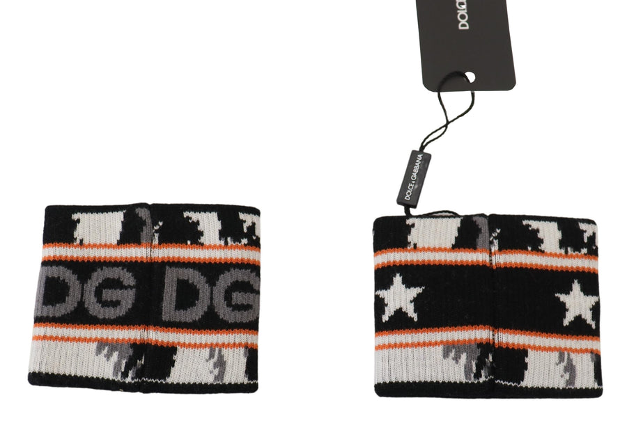 Dolce & Gabbana 65% Wool wristband in black