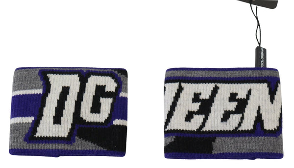 Dolce & Gabbana 100% Wool wristband in purple