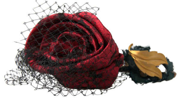 Dolce & Gabbana 40% Silk headband in red