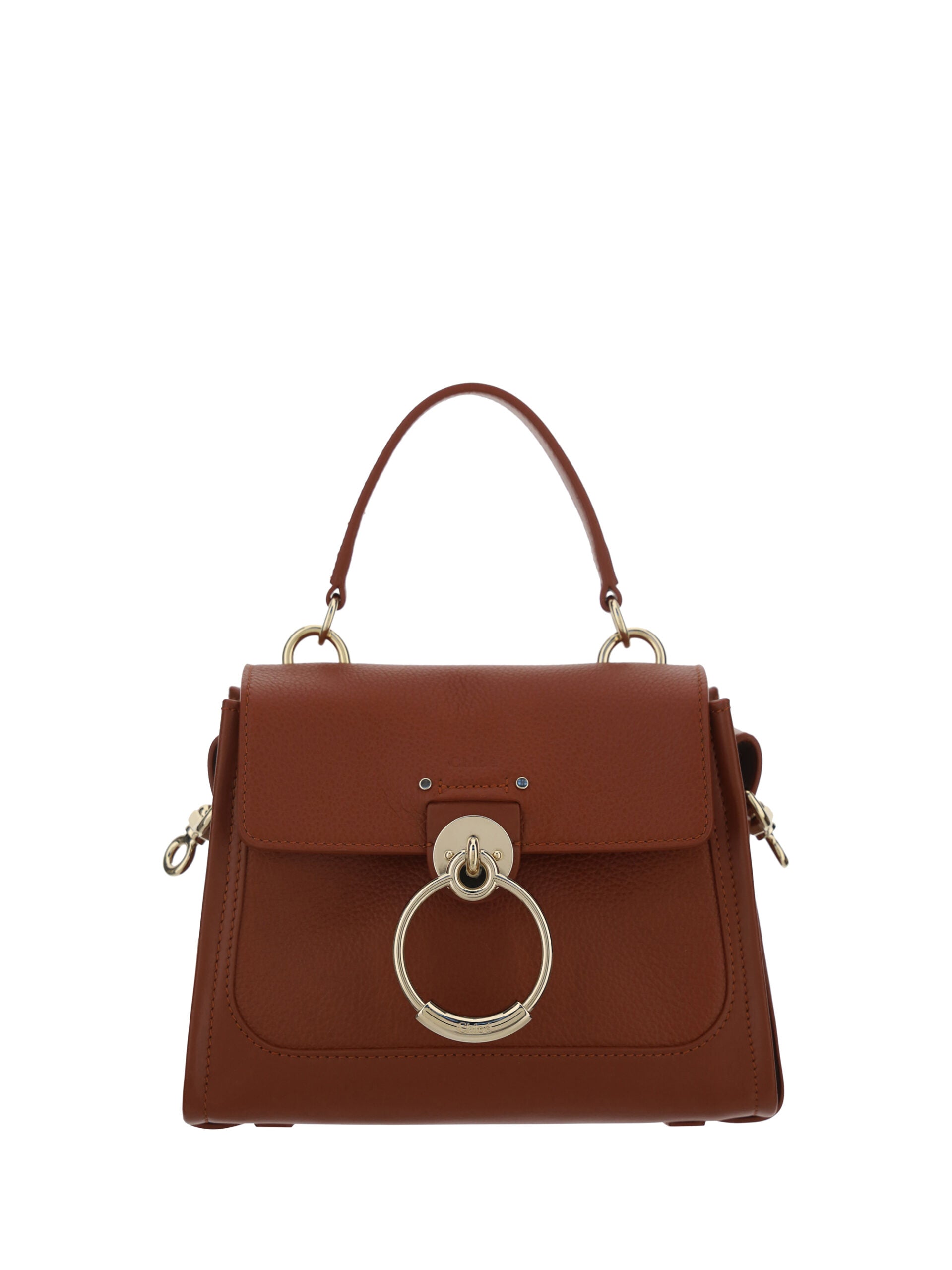 Brown Calf Leather Tess Handbag Bag