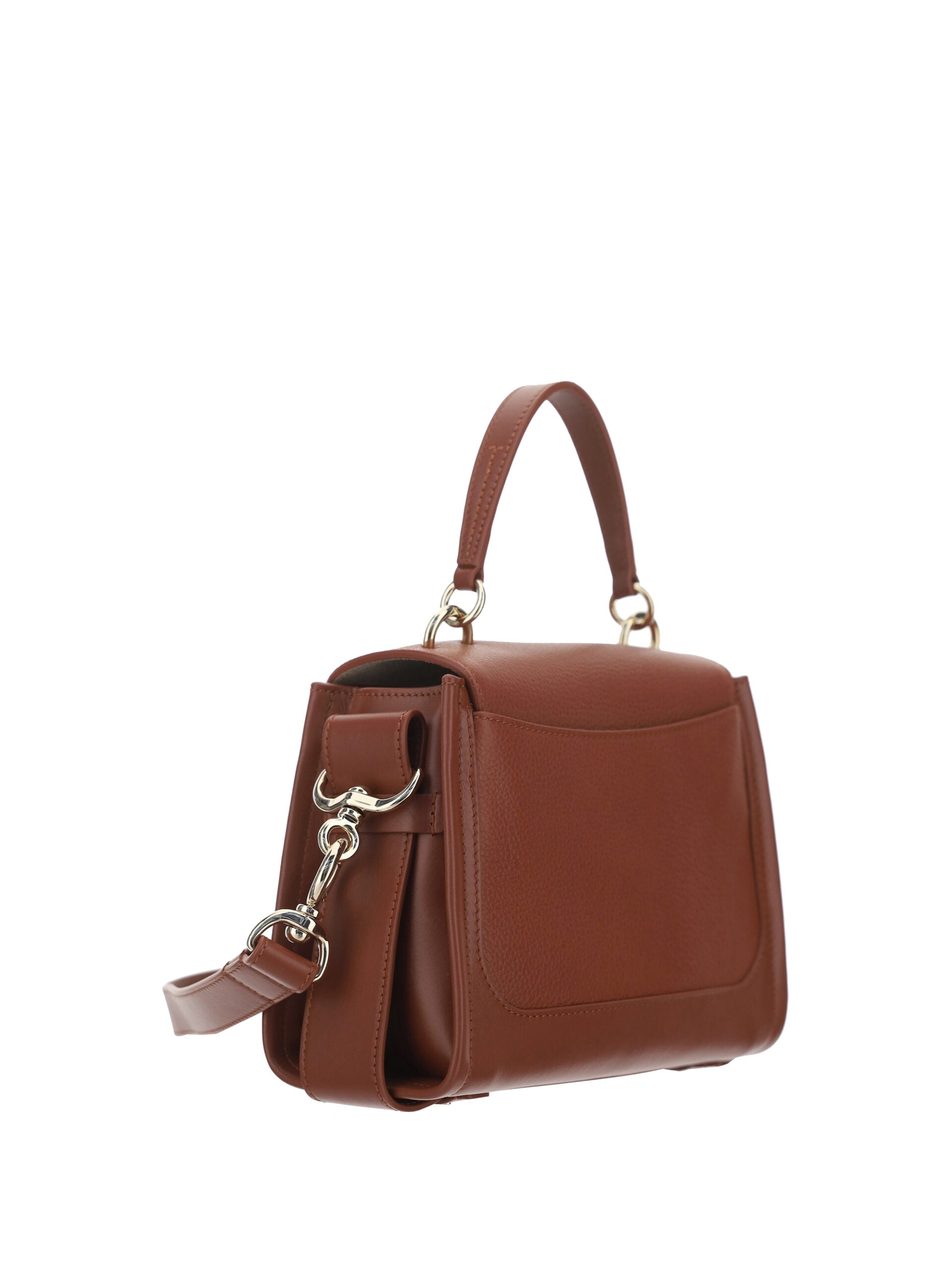 Brown Calf Leather Tess Handbag Bag