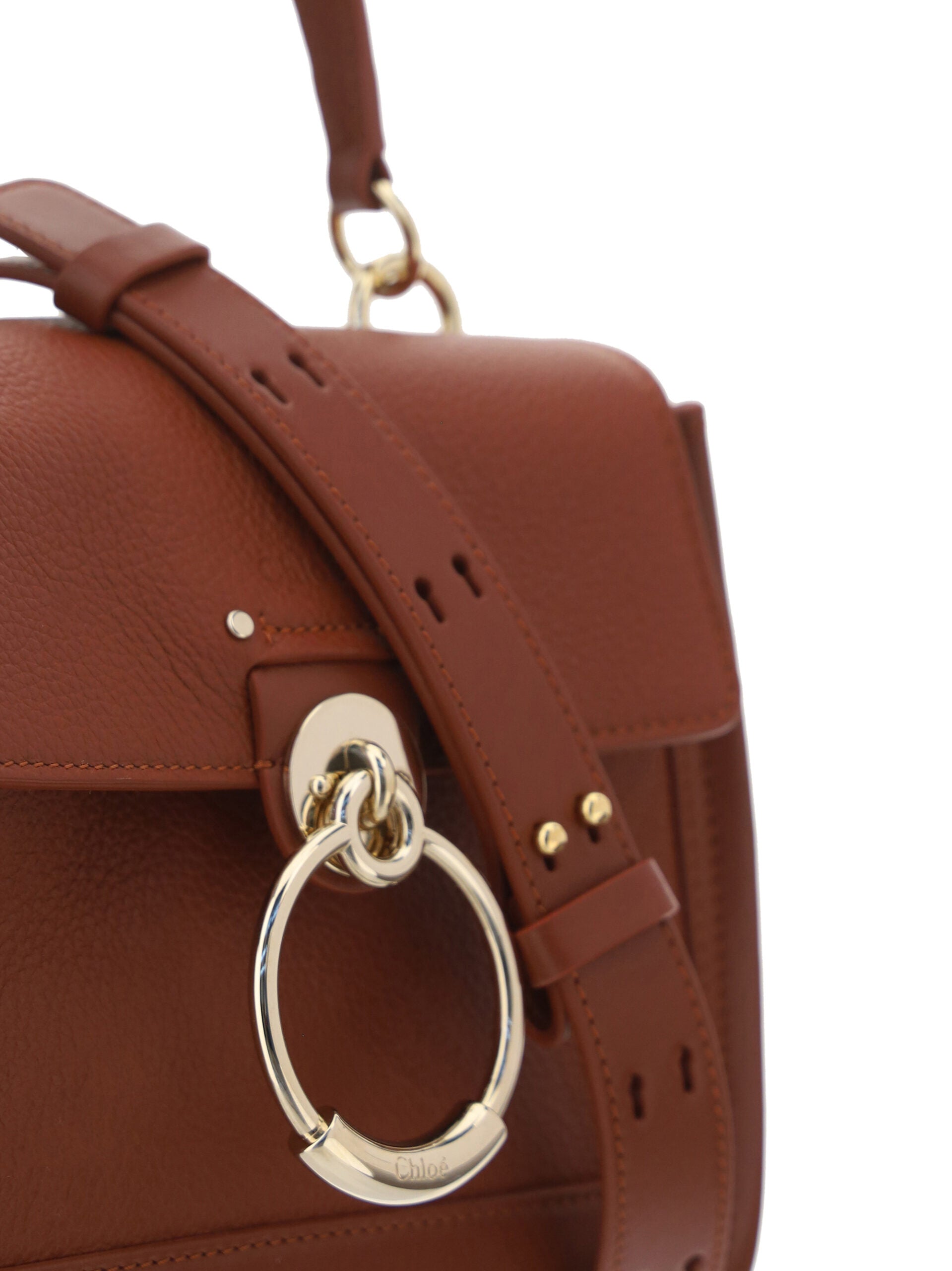 Brown Calf Leather Tess Handbag Bag