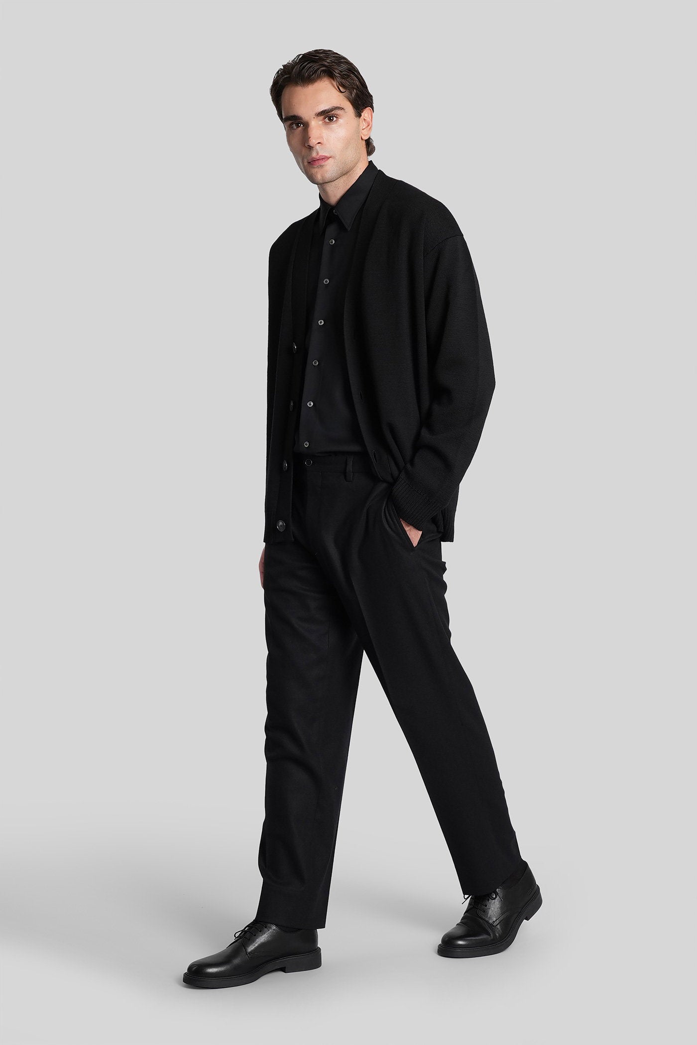 Arsebals Pants in black wool Abbigliamento