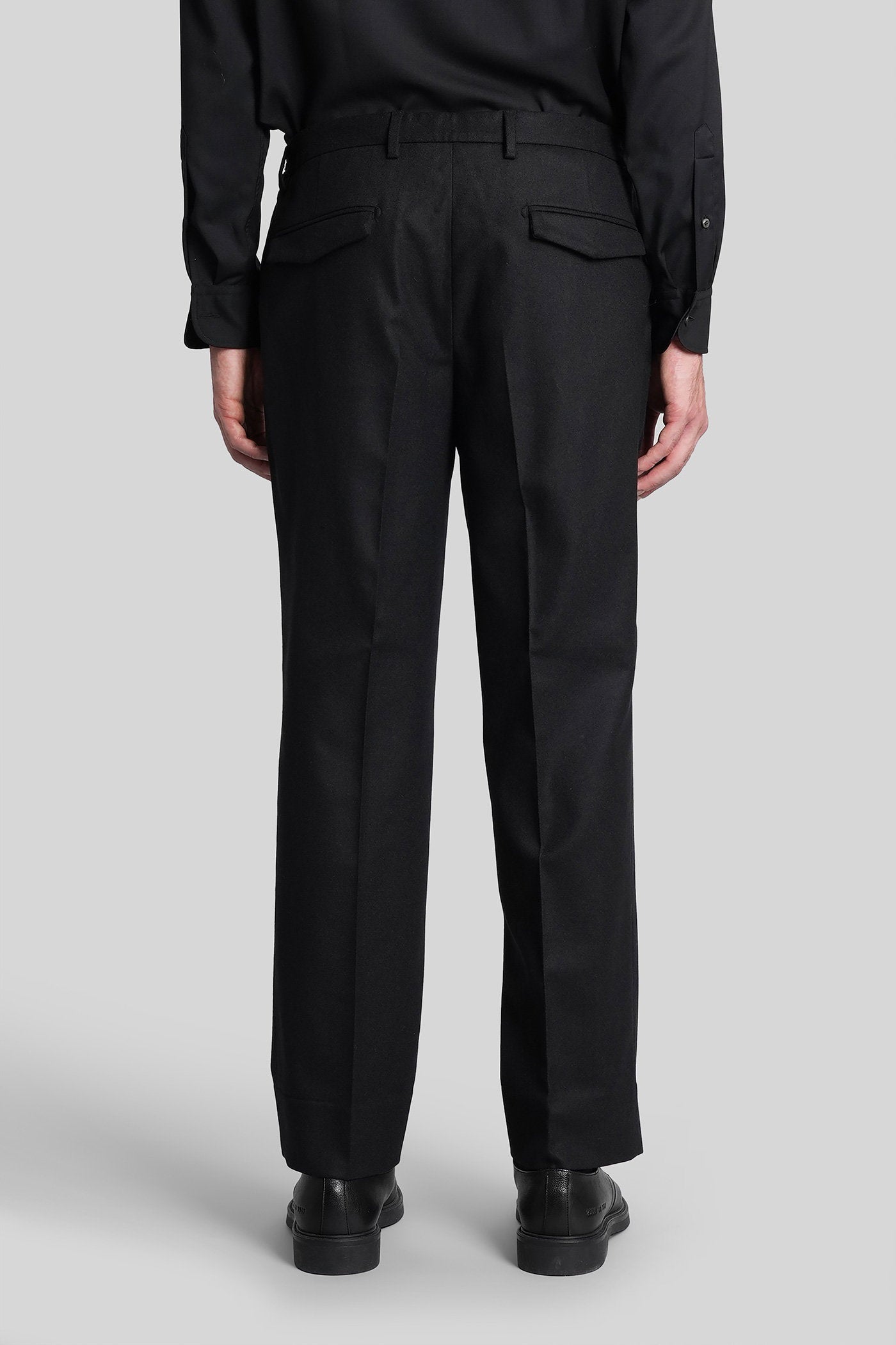 Arsebals Pants in black wool Abbigliamento