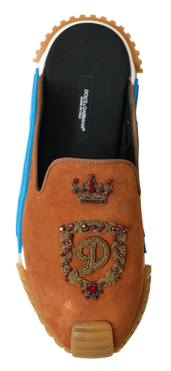 Dolce & Gabbana 50% Suede slide in brown